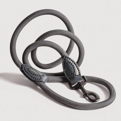 Ne&No® Hundesnor i Reb 170 cm - Fast Hundeline med Læderdetaljer
