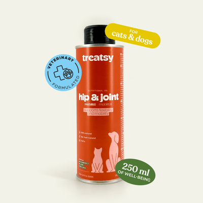 Treatsy Hip & Joint - Naturlig omega-olie (250 ml) - Dapple