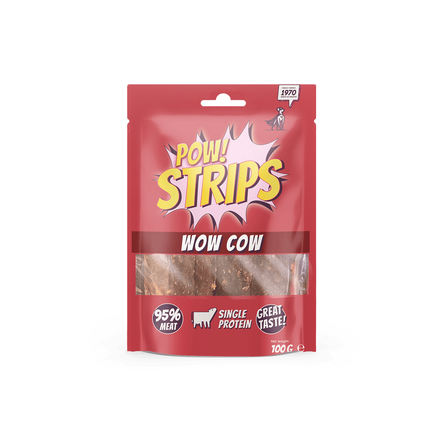 POW! Strips WOW COW 100g