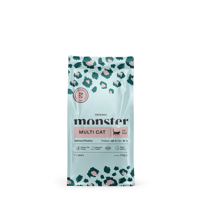 Monster Cat Original Adult Multicat Salmon & Poultry