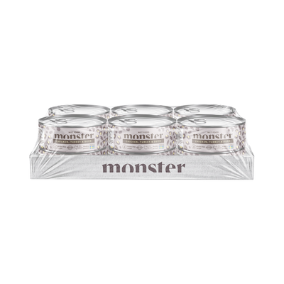 Monster Cat Adult Vådfoder Multi Chicken, Turkey & Duck 100g