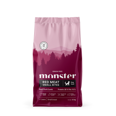 Monster Grain Free Adult Red Meat Small Bites