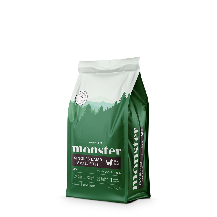 Monster Dog Grain Free Singles Lamb Small Bites