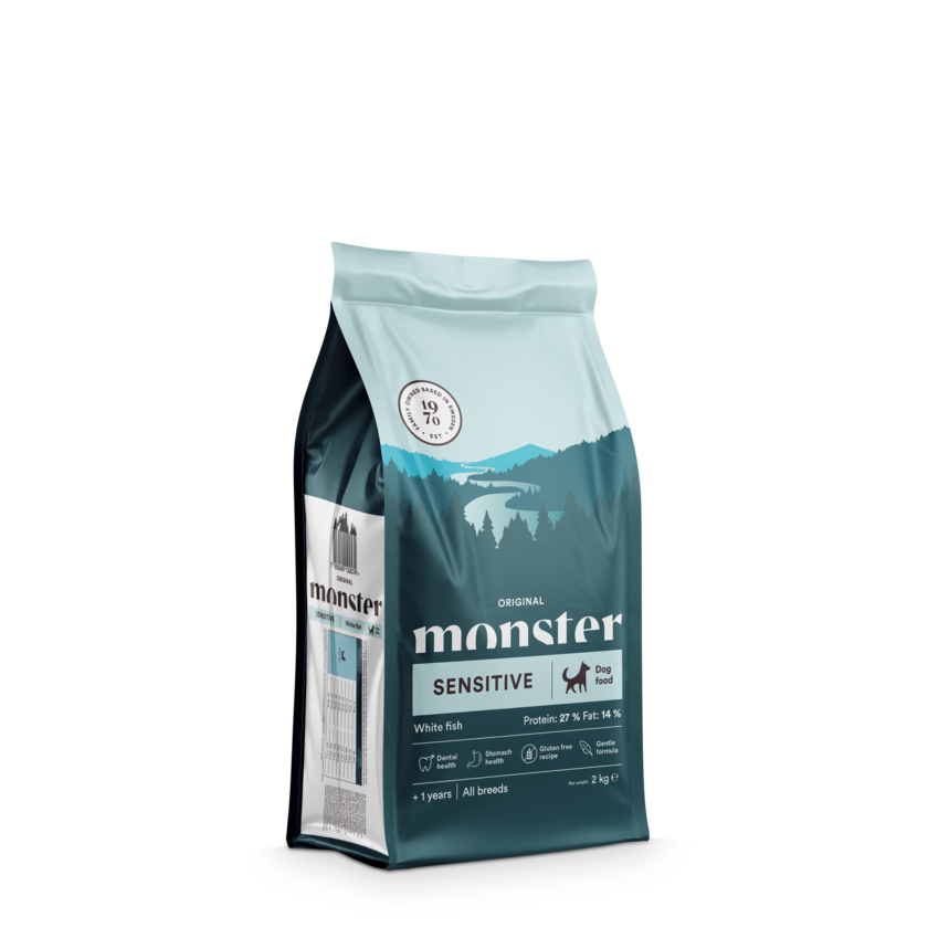 Monster Dog Orig. Sensitive White fish