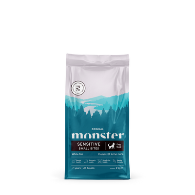 Monster Original Sensitive Small Bites Vit fisk