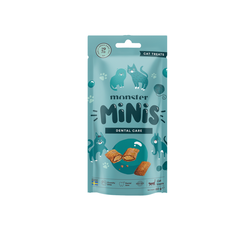 Monster Cat Treats Minis Dental Care 60g