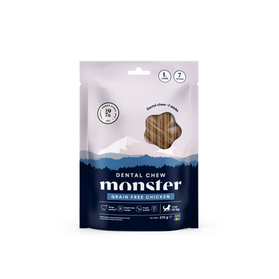 Monster Dog Dental Chew Grain Free Chicken