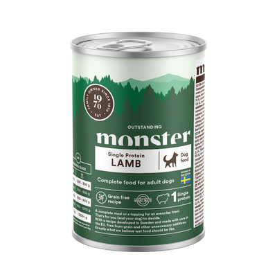 Monster Våtfoder Single Protein Lamb 400g
