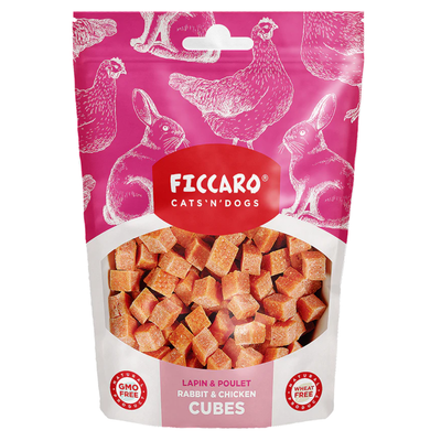 Ficcaro Rabbit & Chicken Cubes 100g