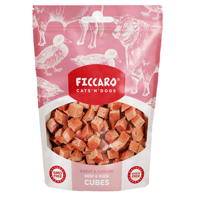 Ficcaro Beef & Duck Cubes 100g