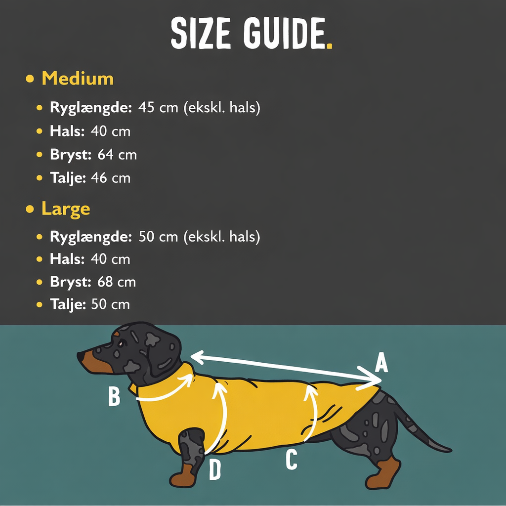 Standard Gravhund Fleece Trøje m. vandtæt mavepanel