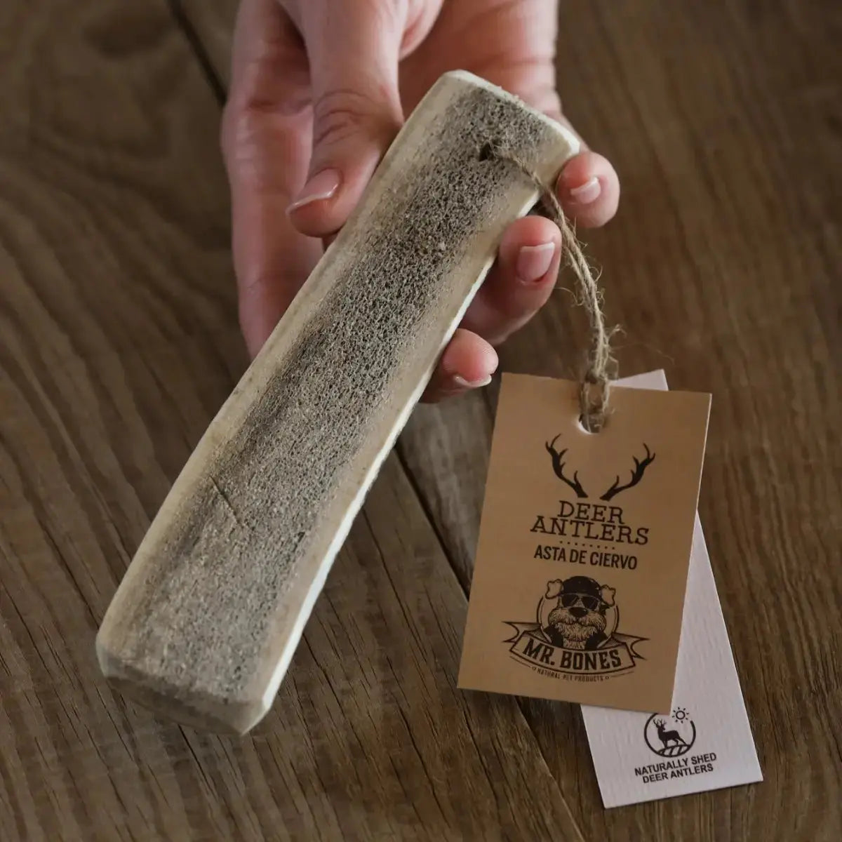 Naturlig tyggesnack - Hjortegevir (kløvet) - Dapple