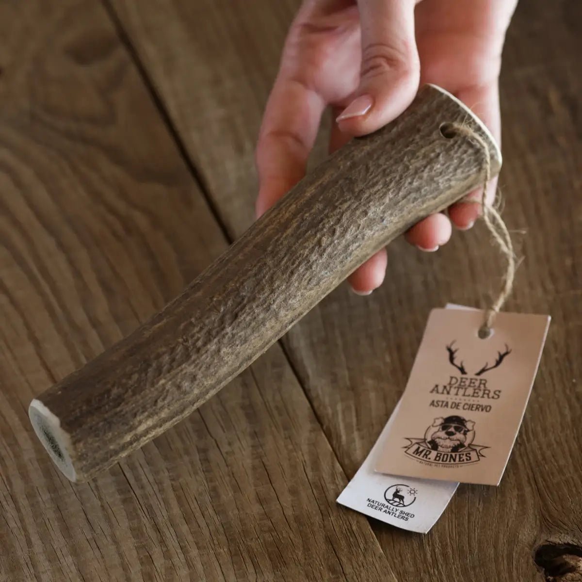 Naturlig tyggesnack - Hjortegevir - Dapple