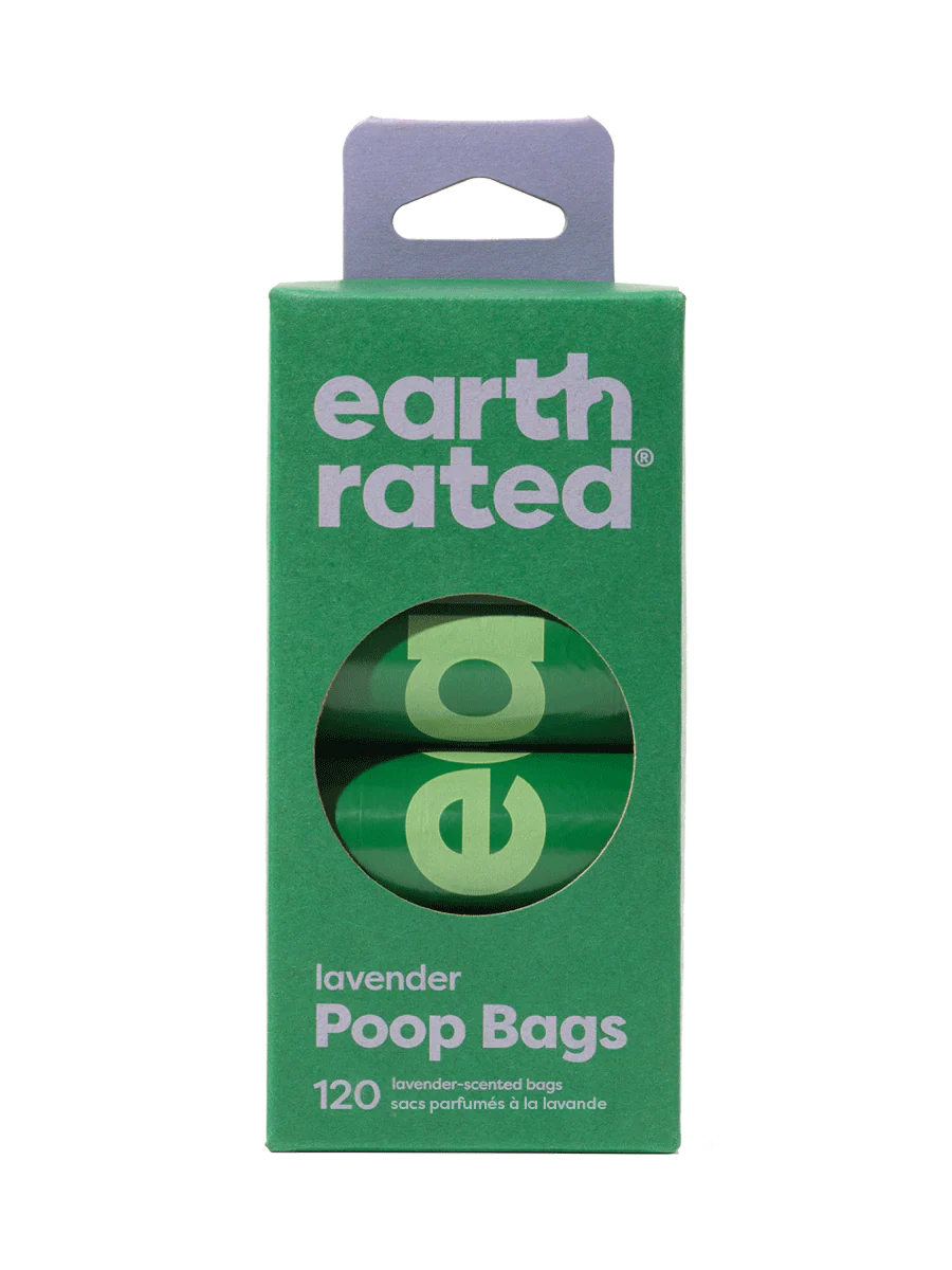 Earth Rated Hundeposer I Ruller Lavendel (120 poser)
