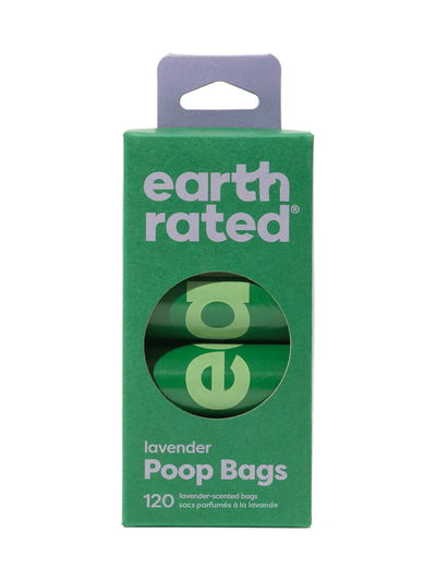 Earth Rated Hundeposer I Ruller Lavendel (120 poser)