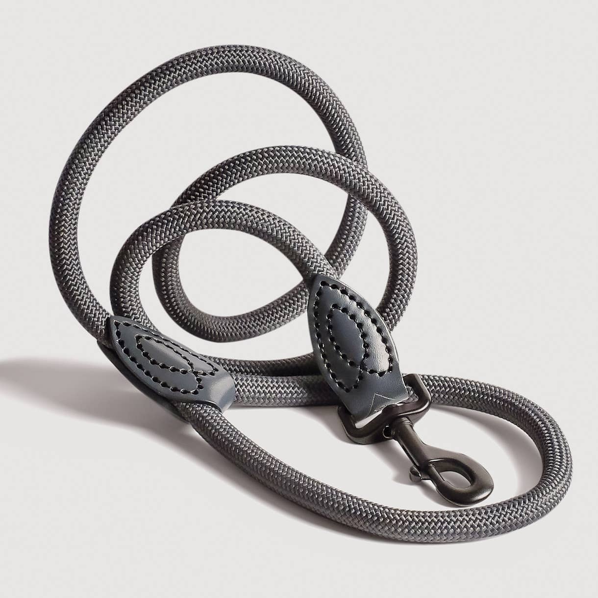 Ne&No® Hundesnor i Reb 170 cm - Fast Hundeline med Læderdetaljer