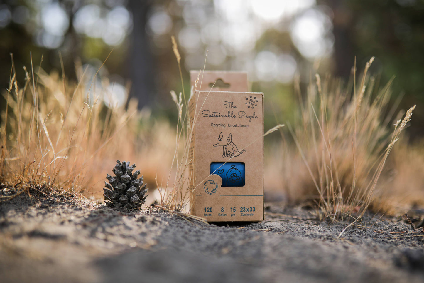 Genanvendte Hundeposer 120 poser/boks