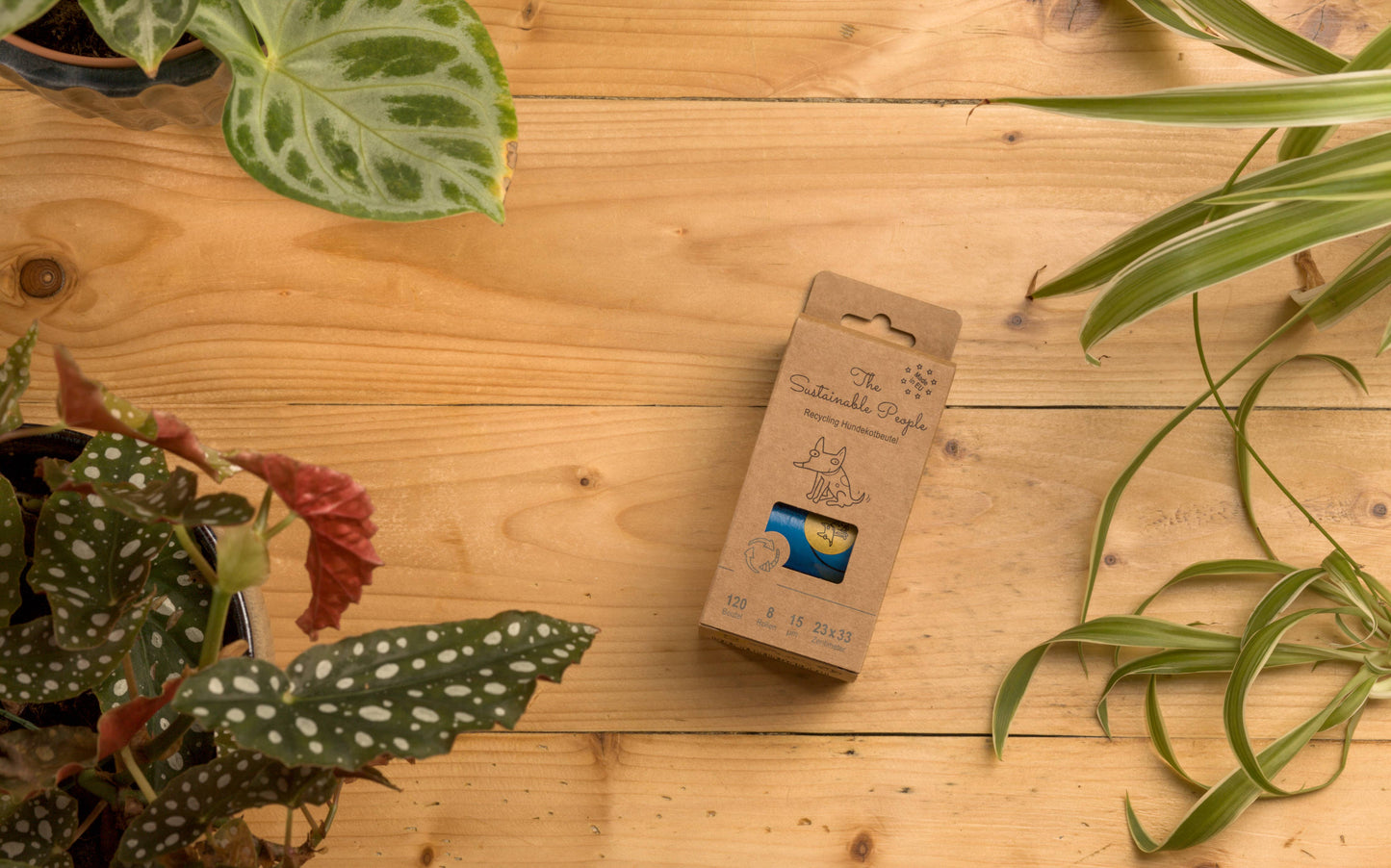 Genanvendte Hundeposer 120 poser/boks