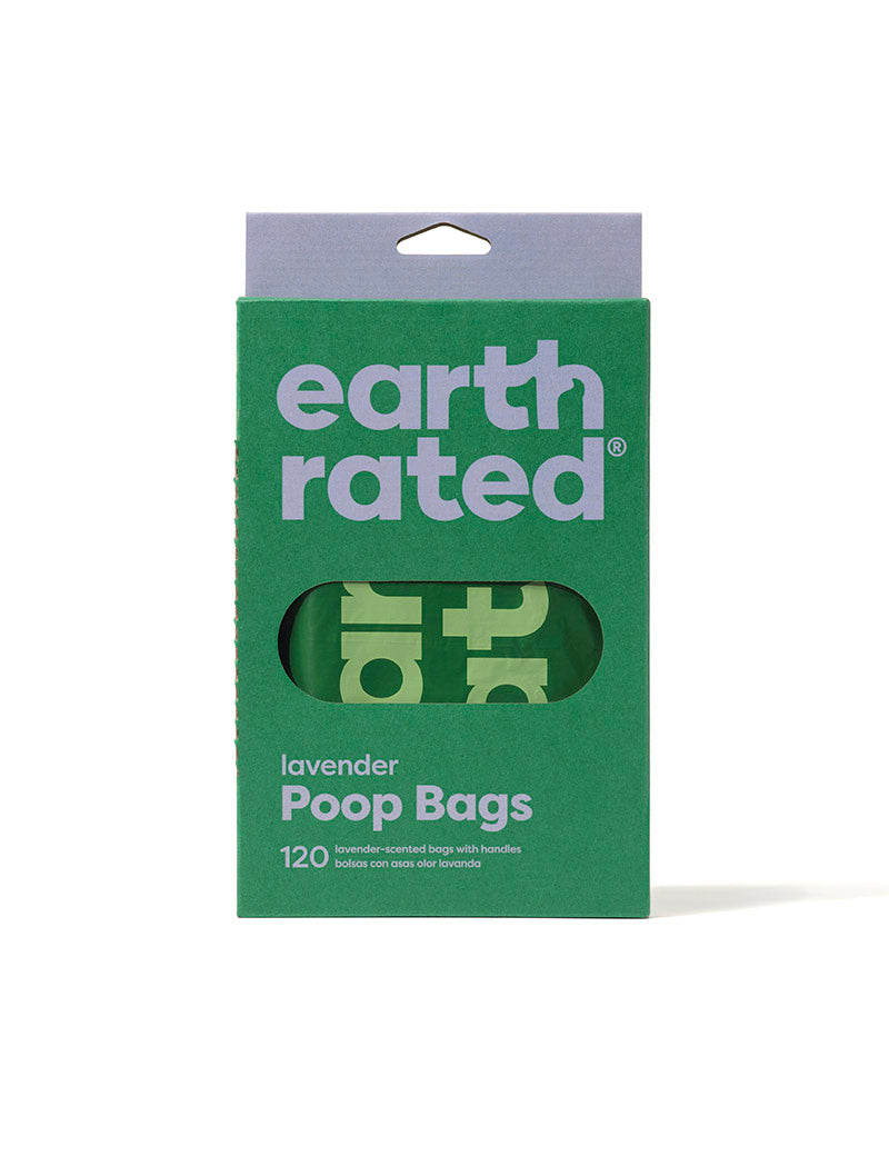 Earth Rated Hundeposer med Håndtag Lavendel (120 poser)