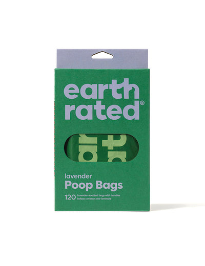 Earth Rated Hundeposer med Håndtag Lavendel (120 poser)