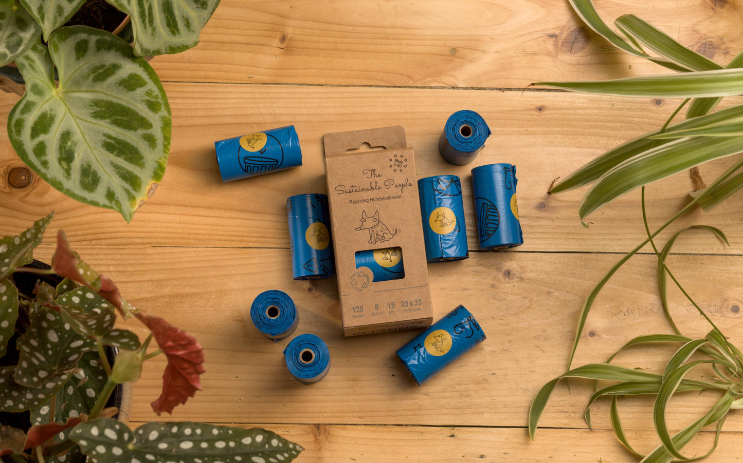 Genanvendte Hundeposer 120 poser/boks