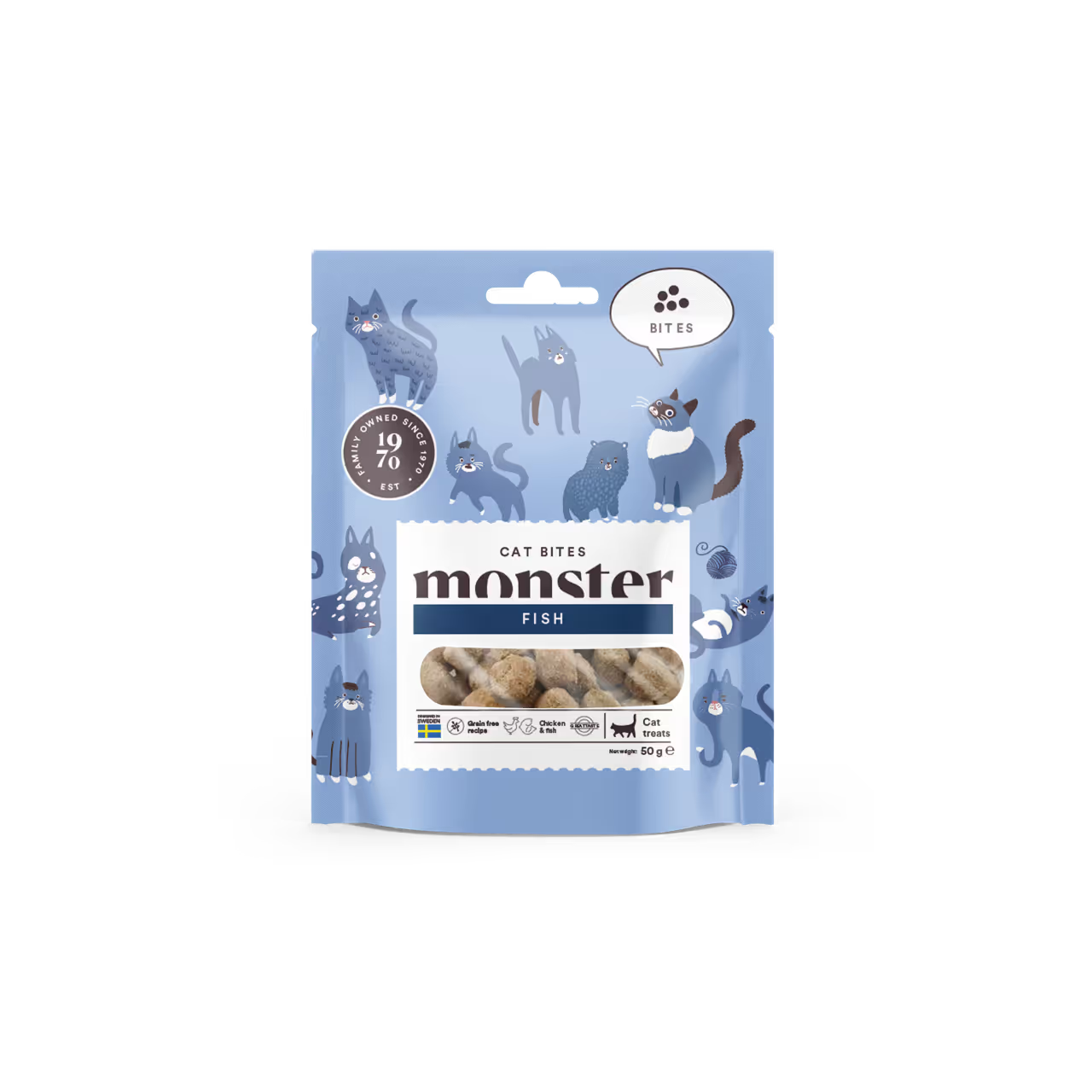 Monster Cat Bites Fish 50g