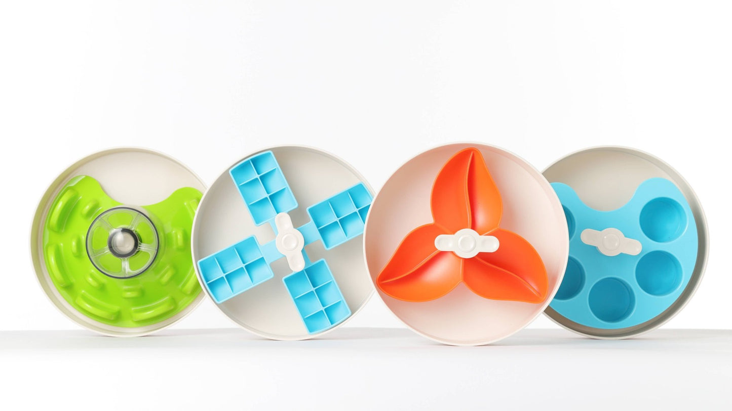PetDreamHouse - SPIN Interactive Slow Feeder - Dapple