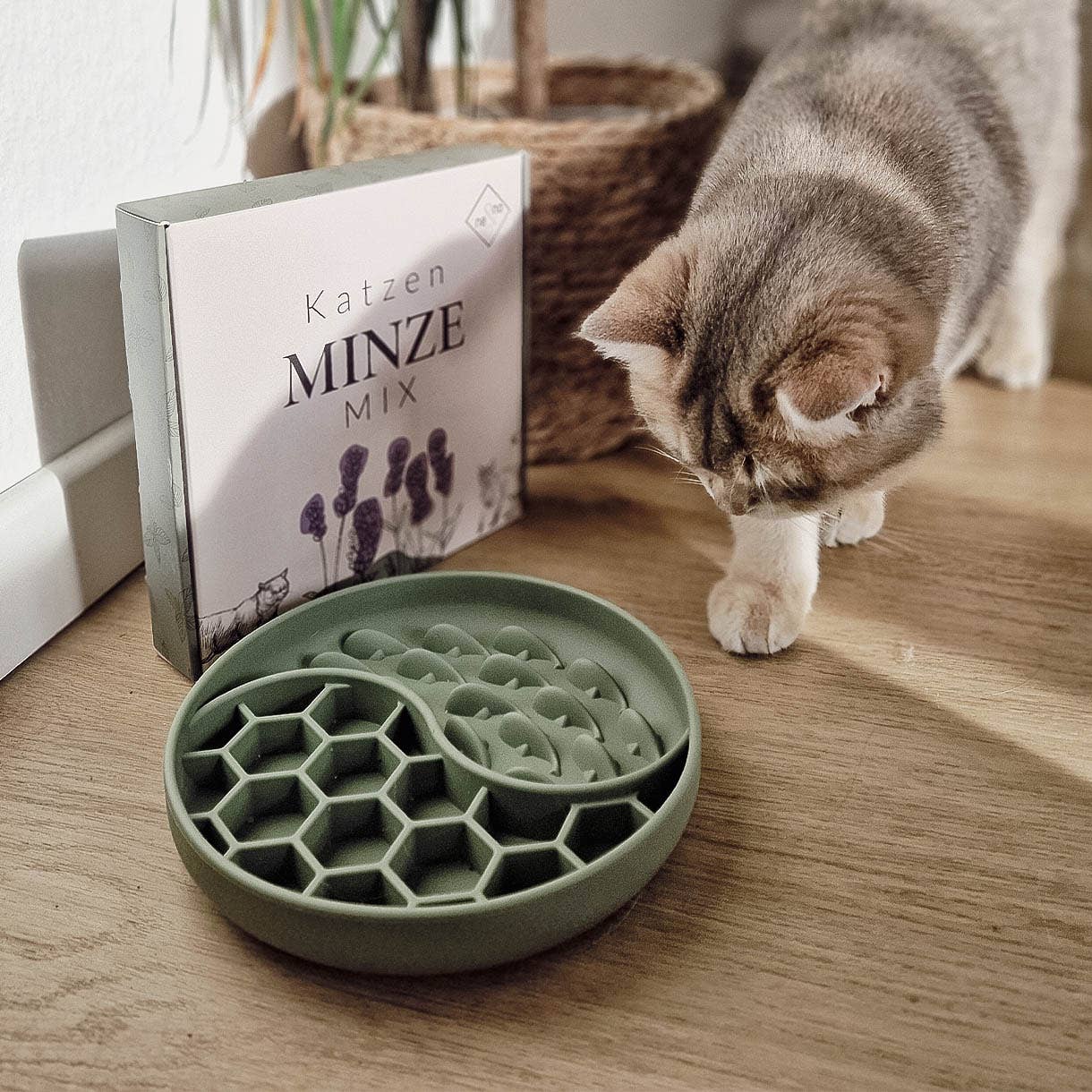 Ne&No® Slow Feeder Hundeskål & Slikkemåtte - Anti-Slug Skål til Hunde og Katte