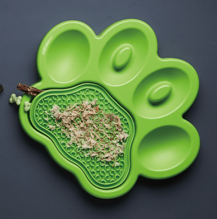 PetDreamHouse - Paw 2-in-1 Slow Feeder og slikkemåtte - Dapple