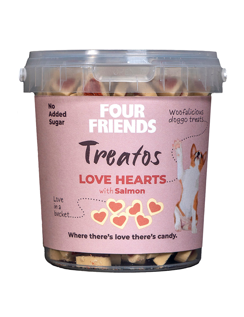 FourFriends Treatos Love Hearts Hundegodbidder 500g