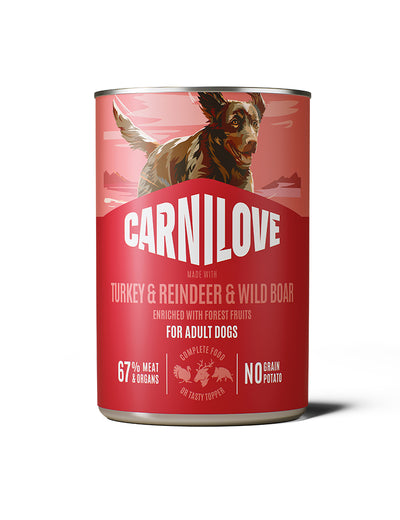 Carnilove Paté Turkey & Reindeer & Wild Boar 400g