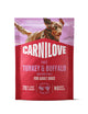 Carnilove Dog Paté Turkey & Buffalo with Rose Petals 300g