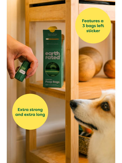 Earth Rated Hundeposer på Rulle Unscented (315 poser)