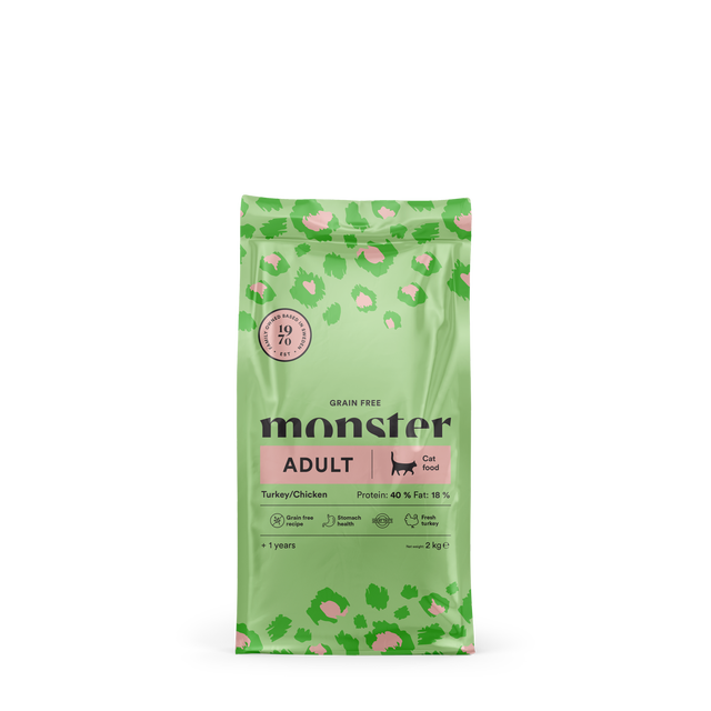 Monster Cat Grain Free Adult Turkey & Chicken
