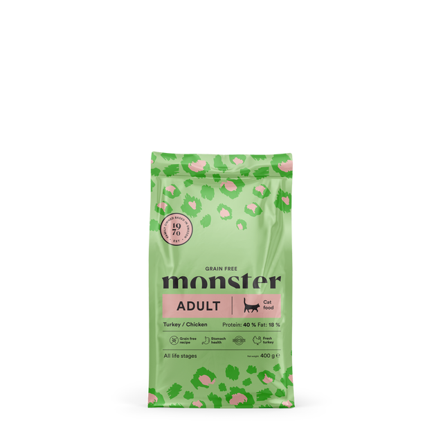 Monster Cat Grain Free Adult Turkey & Chicken