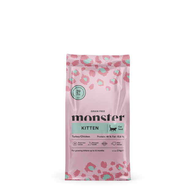 Monster Cat Grain Free Kitten Turkey & Chicken