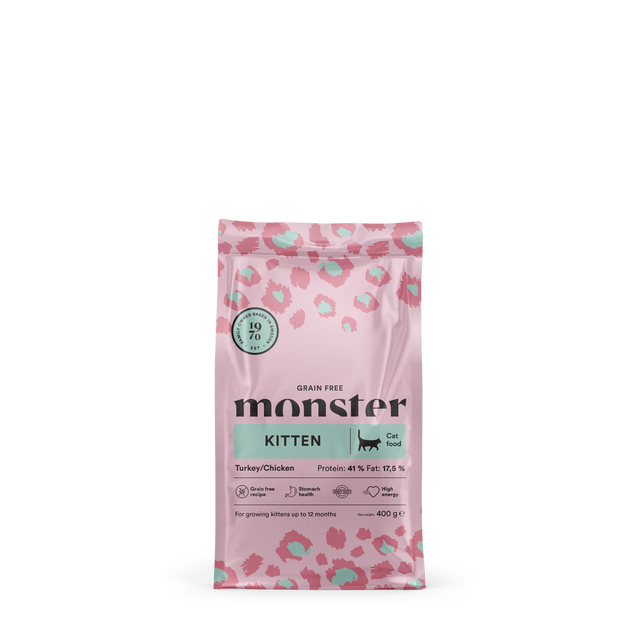 Monster Cat Grain Free Kitten Turkey & Chicken