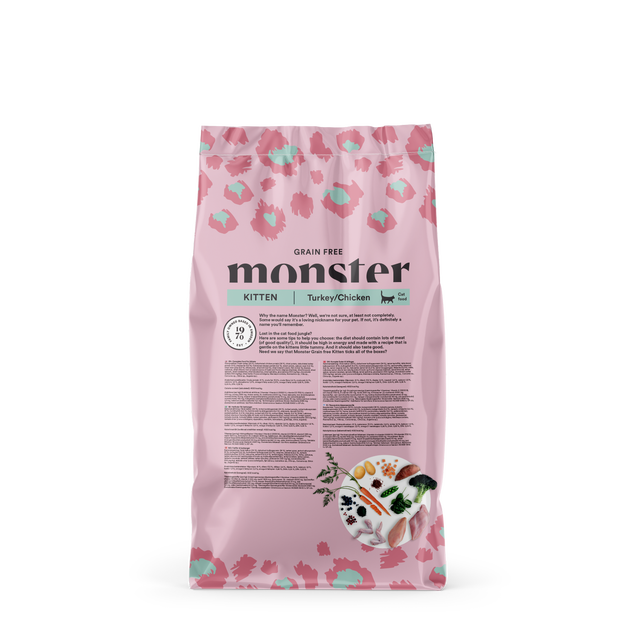 Monster Cat Grain Free Kitten Turkey & Chicken