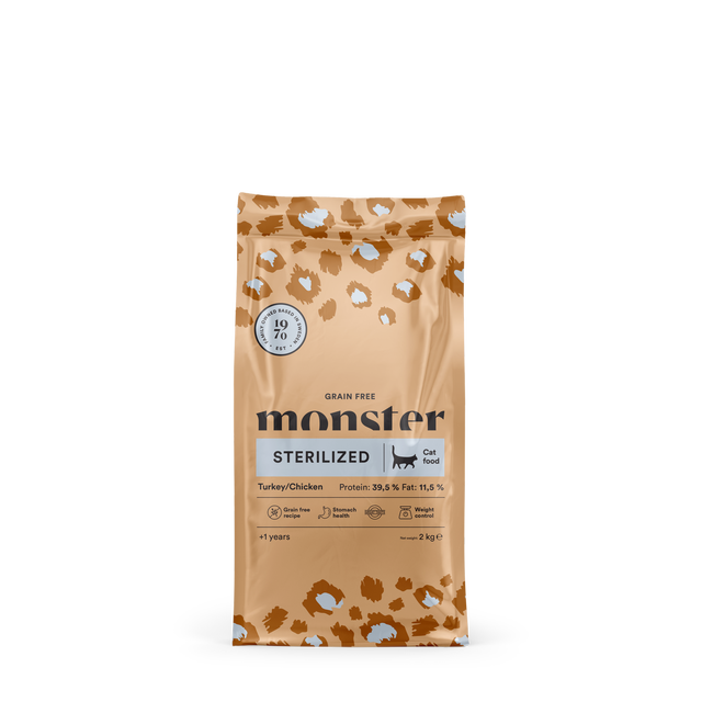 Monster Cat Grain Free Sterilized Turkey & Chicken