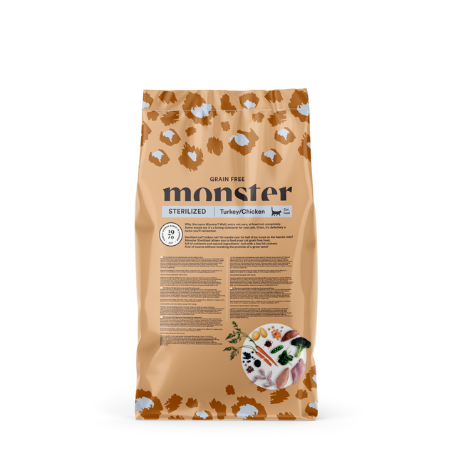 Monster Cat Grain Free Sterilized Turkey & Chicken