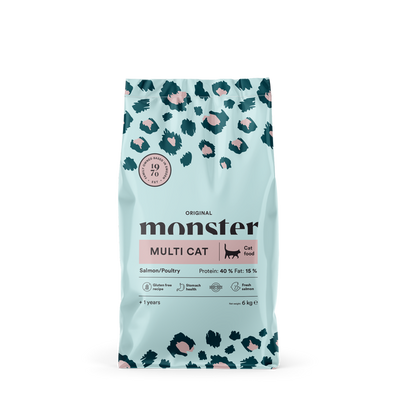Monster Cat Original Adult Multicat Salmon & Poultry
