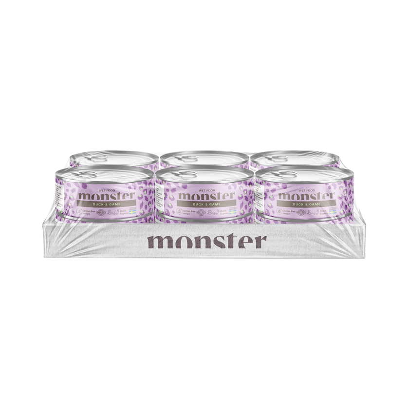 Monster Cat Adult Vådfoder Multi Duck/Game 100g