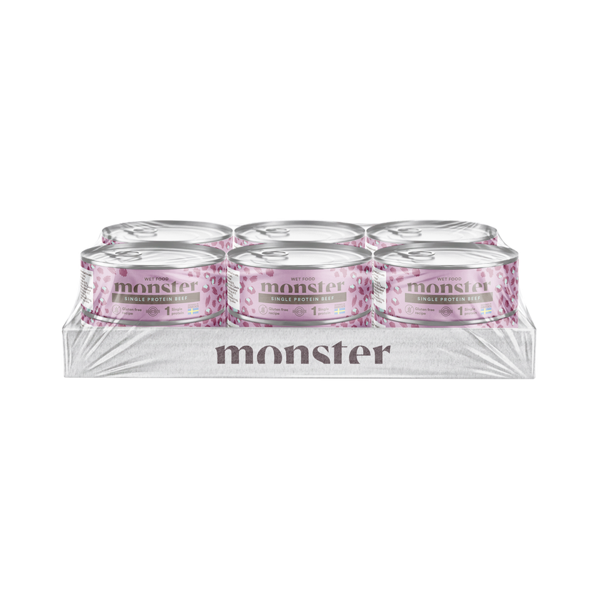 Monster Cat Adult Vådfoder Single Protein Beef 100g