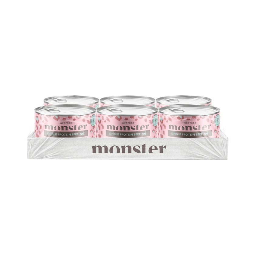 Monster Cat Adult Vådfoder Single Protein Beef 200g