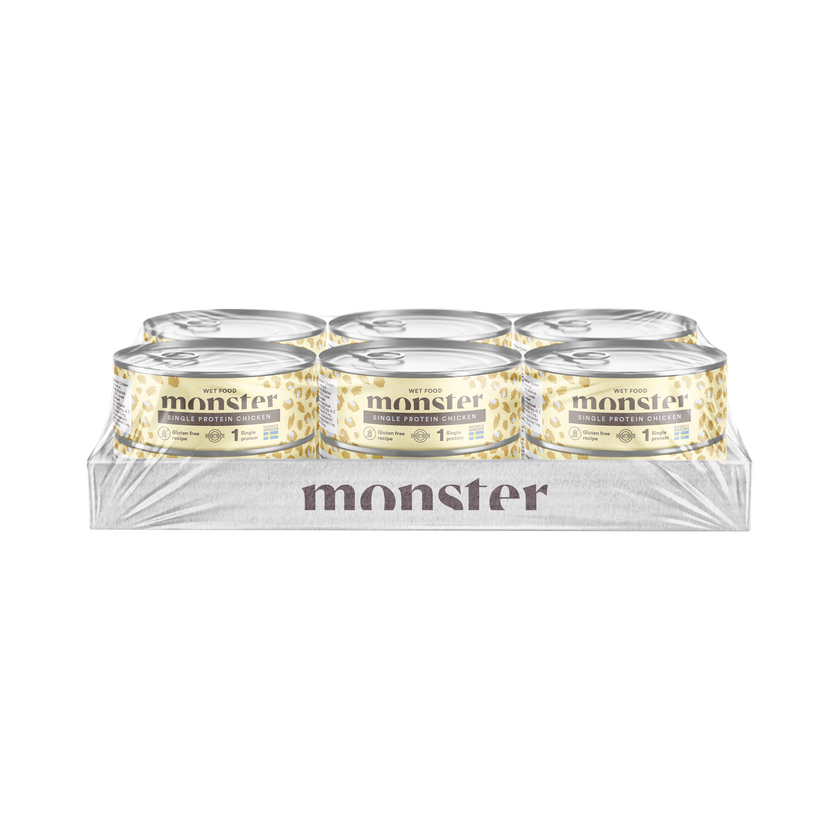 Monster Cat Adult Vådfoder Single Protein Chicken 100g