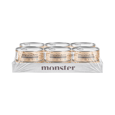Monster Cat Adult  Vådfoder Single Turkey Can 100g