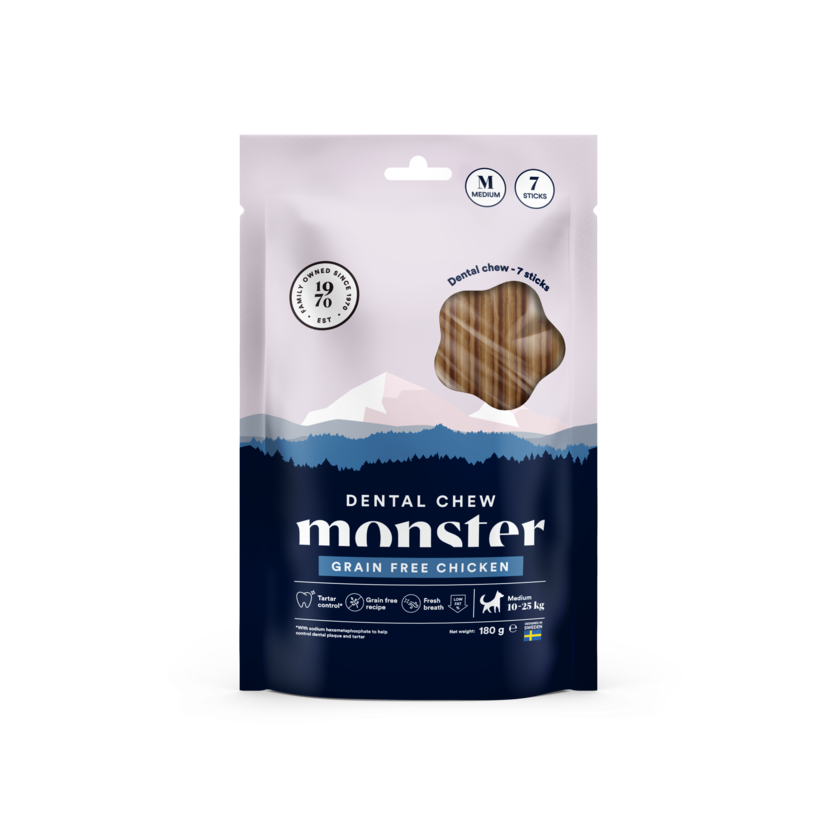 Monster Dog Dental Chew Grain Free Chicken