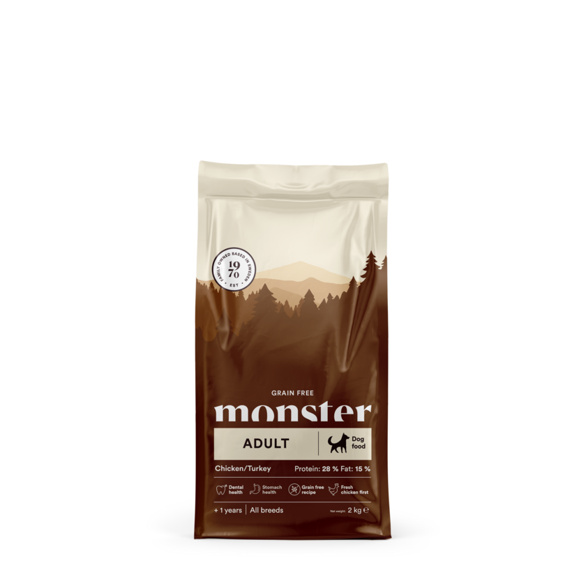Monster Dog Grain Free Adult Chicken & Turkey