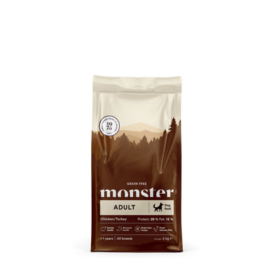 Monster Dog Grain free Adult Chicken & Turkey