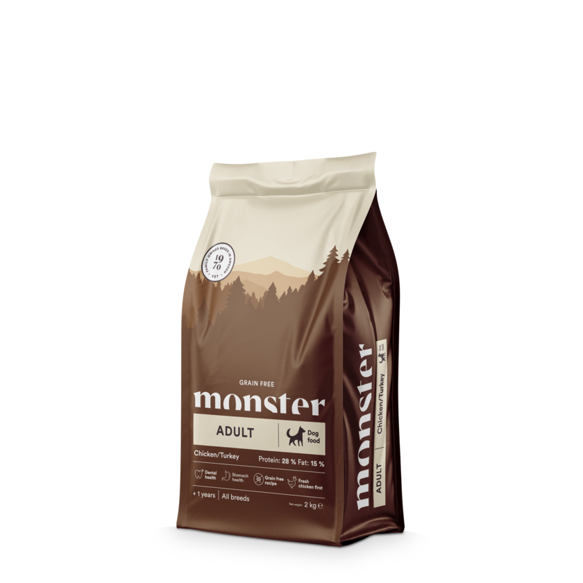 Monster Dog Grain Free Adult Chicken & Turkey